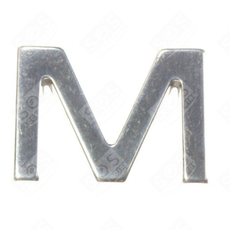 PLAQUETTE DE LA LETTRE M FRIGO, RÉFRIGÉRATEUR, CONGÉLATEUR - 875850487