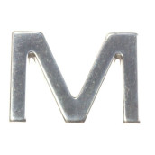 Plaquette de la lettre M Plaquette de la lettre M