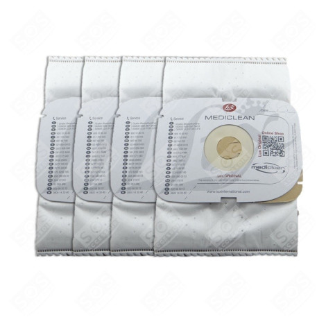 LOT DE 4 SACS ASPIRATEUR - 101001