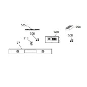Carte électronique d'affichage programmée ( repère 1206 )