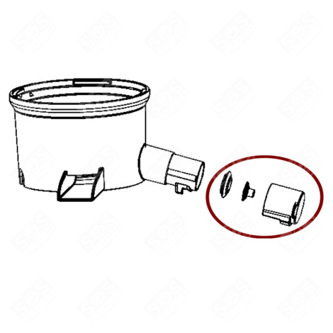 ROBINET+JOINT D'EXTRACTEUR DE JUS DIVERS PETIT MÉNAGER - MS-651506, MS651506