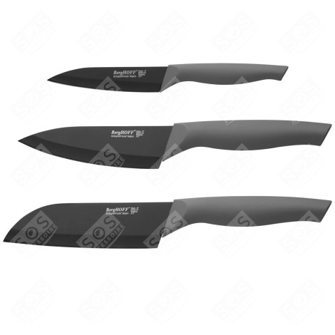 SET DE 3 COUTEAU REVÊTUS  DIVERS PETIT MÉNAGER - 17002314