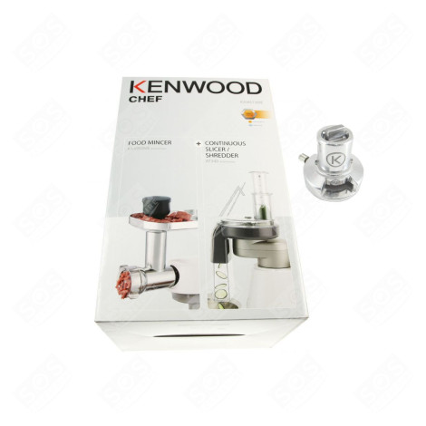LOT DE DEUX ACCESSOIRES AVEC ADAPTATEUR ROBOT MÉNAGER - AW20011023, AW20011006