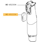 Bouton de commande noir ( repère MS-652234 )