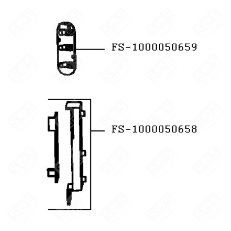 CARTE ÉLECTRONIQUE DE COMMANDE ( REPÈRE FS-1000050659 ) CAFETIÈRE, MACHINE À CAFÉ - FS-1000050659, FS1000050659