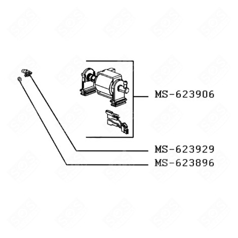 JOINT TORIQUE 3,4X1,9 ( REPÈRE MS-623896 ) DIVERS PETIT MÉNAGER - MS-623896, MS623896