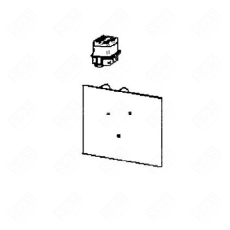 CARTE ÉLECTRONIQUE AVEC CONNECTEUR ROBOT MÉNAGER - MS-651731, MS651731