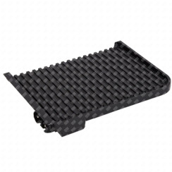 Plaque grille droite