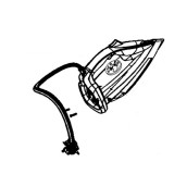 Poignée et base de poignée avec cordon Poignée et base de poignée avec cordon