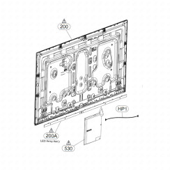 Plaque de guidage led ( repère 200A )