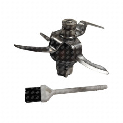 Couteau avec joint adaptable TM6 (Base en métal)  79x115 mm