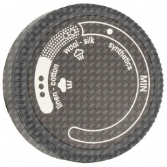 Bouton noir de thermostat