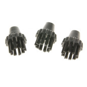 Lot de 3 petites brosses noires 