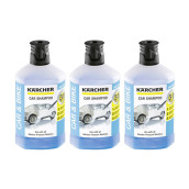 Lot de 3 bouteilles de shampoing