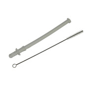 Tuyau de mousseur de lait avec brosse de nettoyage