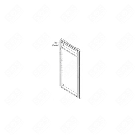 JOINT DE PORTE (PARTIE RÉFRIGÉRATEUR REPÈRE 460) FRIGO, RÉFRIGÉRATEUR, CONGÉLATEUR - 42218269