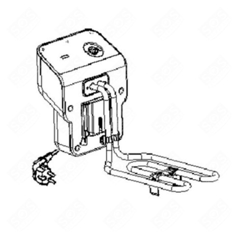 BOÎTIER AVEC RÉSISTANCE FRITEUSE, AIRFRYER - SS-995875, SS995875