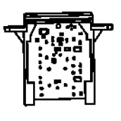 Carte électronique avec support