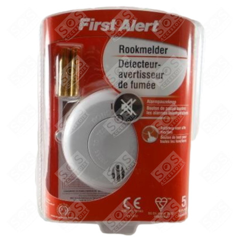 DÉTECTEUR DE FUMÉE AVERTISSEUR AUTONOME DE FUMÉE GARANTIE 5ANS ÉLECTRICITÉ, DOMOTIQUE - DETECT-F