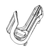 Flasque arrière grise