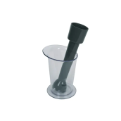 Petit pied mixeur avec gobelet et cache