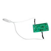 Carte électronique avec ampoule