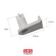 DOUILLE CHARNIÈRE DE PORTE (X1) FRIGO, RÉFRIGÉRATEUR, CONGÉLATEUR - 45X7588, 00169301
