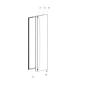 Joint de porte (Partie réfrigérateur, repère 54)