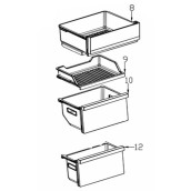 Bac à légumes ( repère 8 )