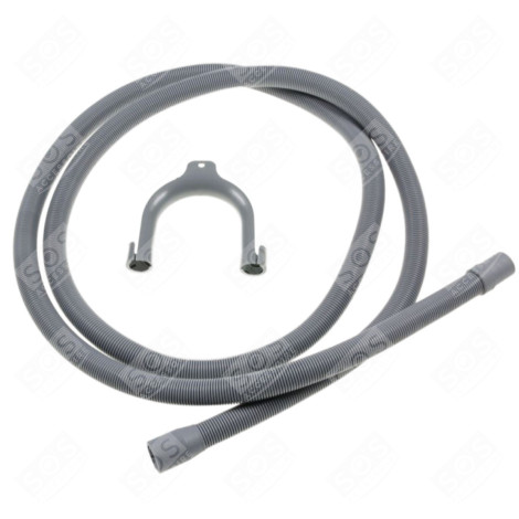 TUYAU D'ÉVACUATION D'EAU UNIVERSEL AVEC SORTIES DROITES 18-22MM (L2500MM) MACHINE À LAVER, LAVE-LINGE - 481953028962, TVS259