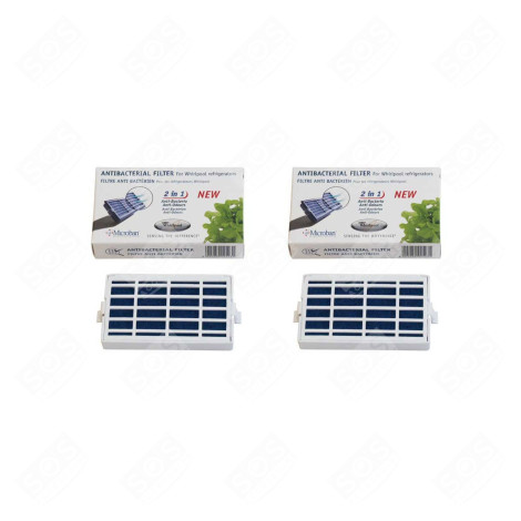 LOT DE 2 FILTRES ANTIBACTÉRIEN D'ORIGINE MICROBAN ANT001 FRIGO, RÉFRIGÉRATEUR, CONGÉLATEUR - C00629721, 481248048172