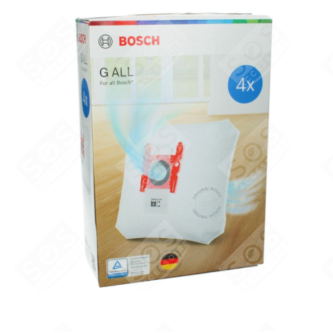 LOT DE 4 BOITES DE 4 SACS TYPE G D'ORIGINE ASPIRATEUR - 00576334,17000940