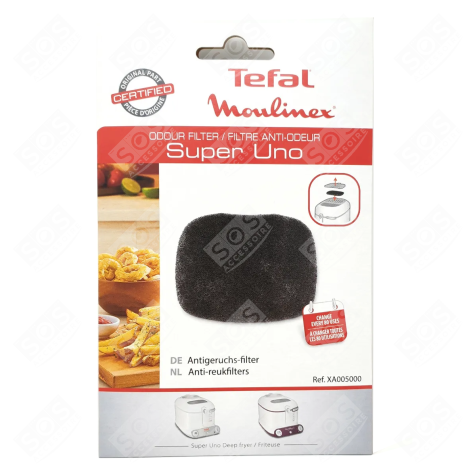 CARTOUCHE FILTRE SUPER UNO FRITEUSE, AIRFRYER - XA004D00, XA005000