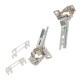 LOT DE 2 CHARNIÈRES FRIGO, RÉFRIGÉRATEUR, CONGÉLATEUR - 93X1336, 00268698