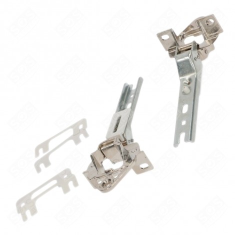 LOT DE 2 CHARNIÈRES FRIGO, RÉFRIGÉRATEUR, CONGÉLATEUR - 93X1336, 00268698