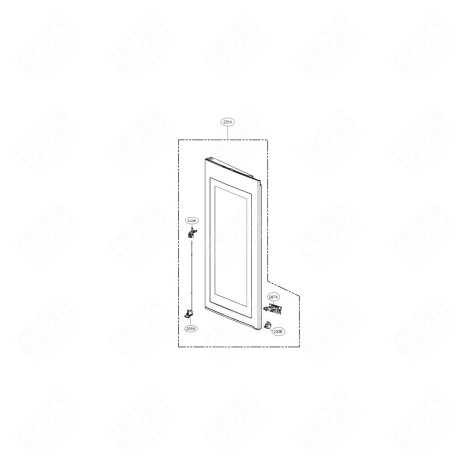PORTE (HOME-BAR) FRIGO, RÉFRIGÉRATEUR, CONGÉLATEUR - ADC75566726