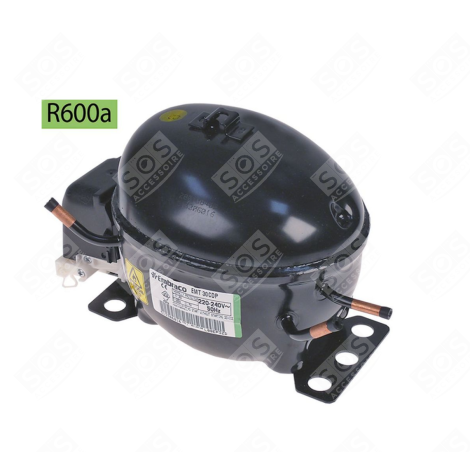 COMPRESSEUR  EMT30CDP R600A 1/10 HBP FRIGO, RÉFRIGÉRATEUR, CONGÉLATEUR - EMT30CDP