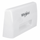 Poignée blanche de tiroir