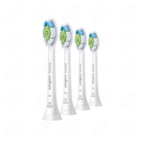 LOT DE 4 TÊTES DE BROSSE BROSSE À DENTS ÉLECTRIQUE - HX6064/10, HX606410