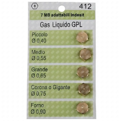 Gicleurs butane universel  glp 7 mb