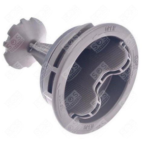 BOUCHON / FILTRE DE POMPE DE VIDANGE (ENTONNOIR) MACHINE À LAVER, LAVE-LINGE - 383EER2001B