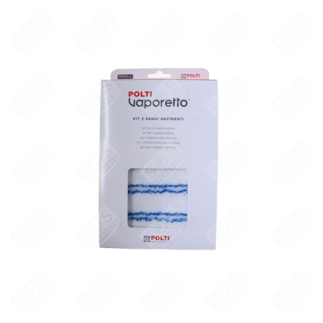 KIT DE 2 SERPILLIÈRES NETTOYEUR VAPEUR - PAEU0394