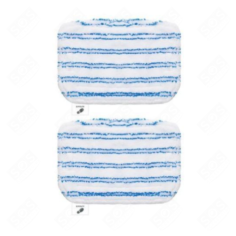 KIT DE 2 SERPILLIÈRES NETTOYEUR VAPEUR - PAEU0394