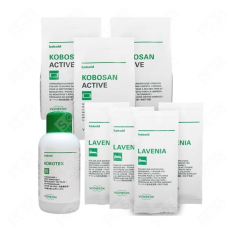 PACK FRAÎCHEUR LOT DE PRODUITS NETTOYANT NETTOYEUR VAPEUR - 75765