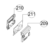 Carte électronique (repère 211)