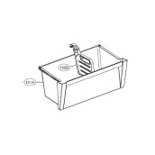 Séparateur bac à légumes (repère 155B)