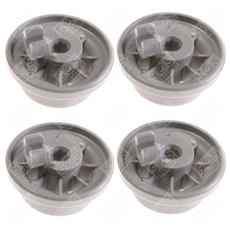 LOT DE 4 ROULETTES  LAVE-VAISSELLE - 00165314, 482000031882