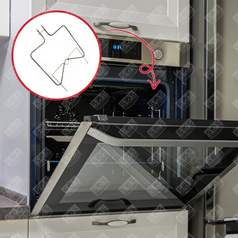 RÉSISTANCE DE SOLE INFÉRIEURE 1150W FOUR, CUISINIÈRE - 481010375734, C00857528 