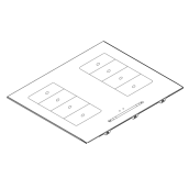 Plaque, dessus vitrocéramique