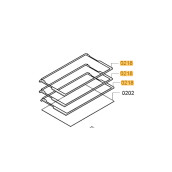 Clayette, étagère en verre à l'unité (Repère 218)